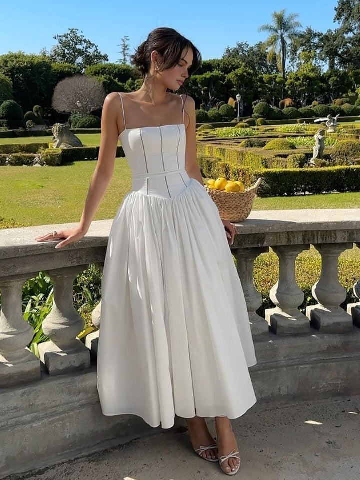 Abito Lungo Romantico “Serendipity” – Eleganza Fluttuante dal Fascino Francese