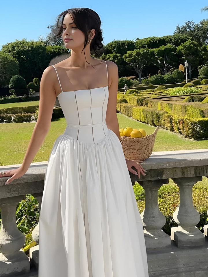 Abito Lungo Romantico “Serendipity” – Eleganza Fluttuante dal Fascino Francese