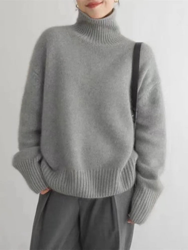 Isabella | Maglione a Collo Alto Elegante