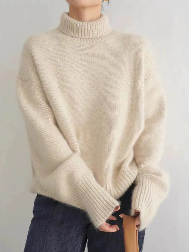 Isabella | Maglione a Collo Alto Elegante
