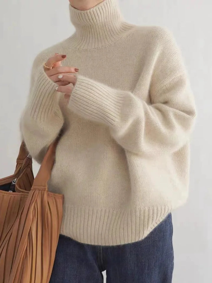 Isabella | Maglione a Collo Alto Elegante