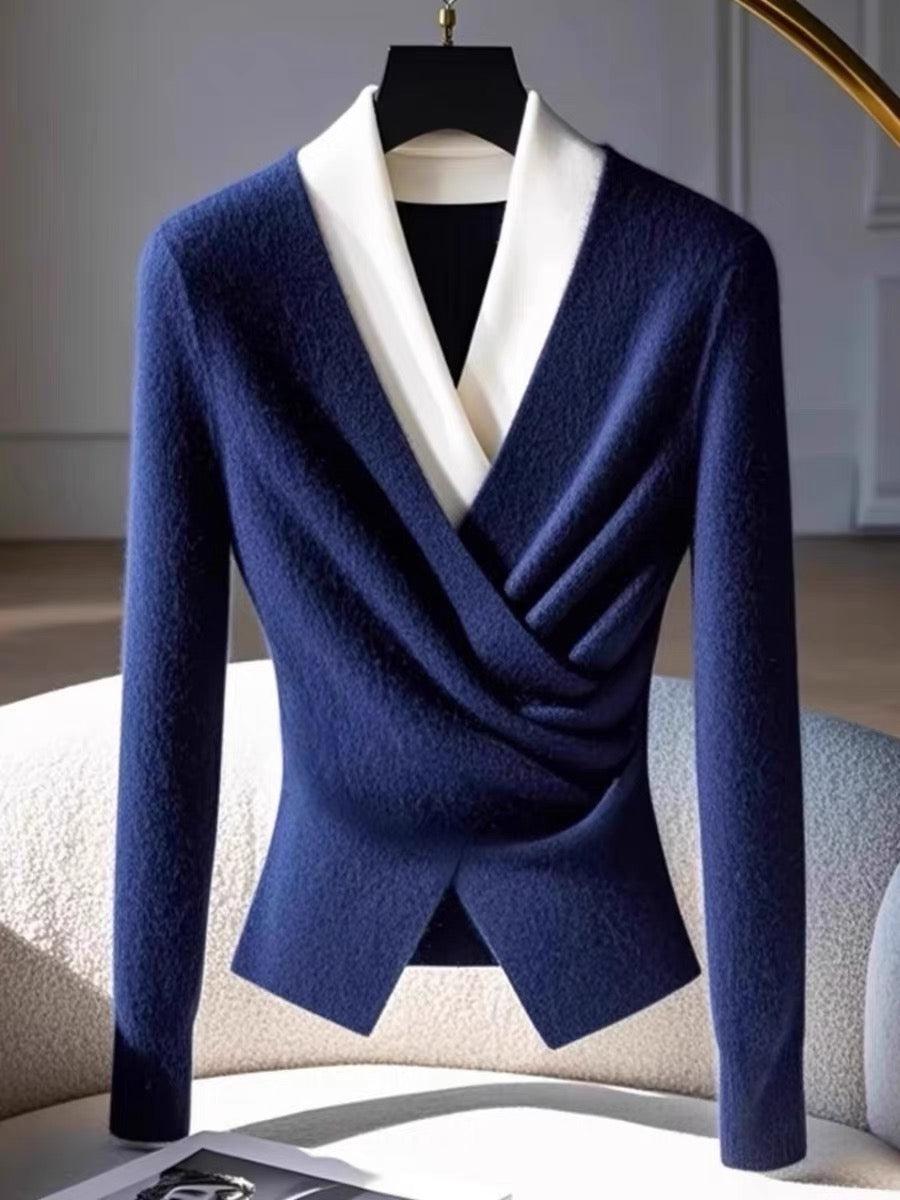 Veyra | Maglia incrociata con scollo a V