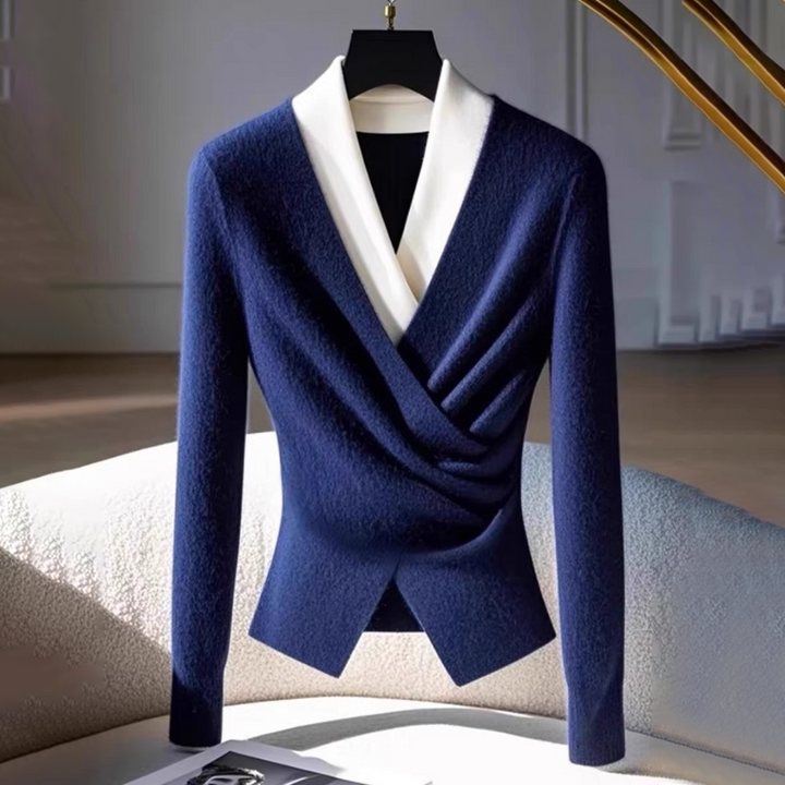 Veyra | Maglia incrociata con scollo a V
