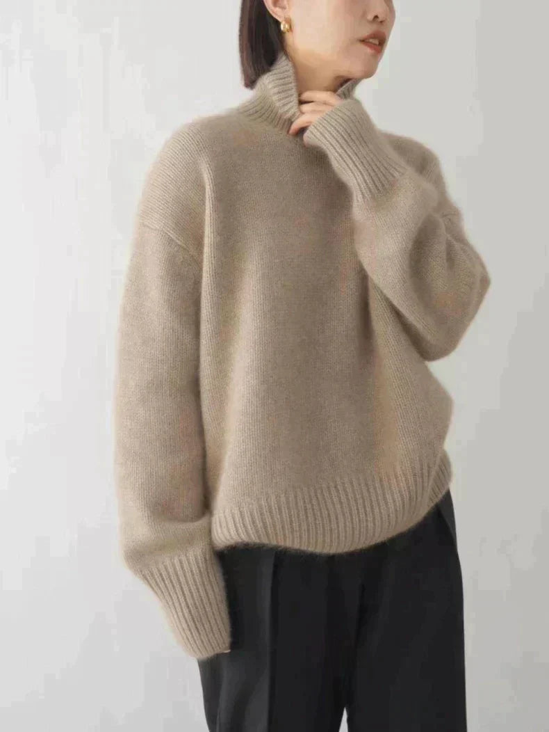 Isabella | Maglione a Collo Alto Elegante