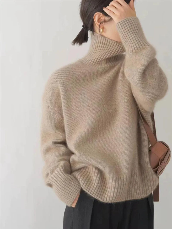Isabella | Maglione a Collo Alto Elegante