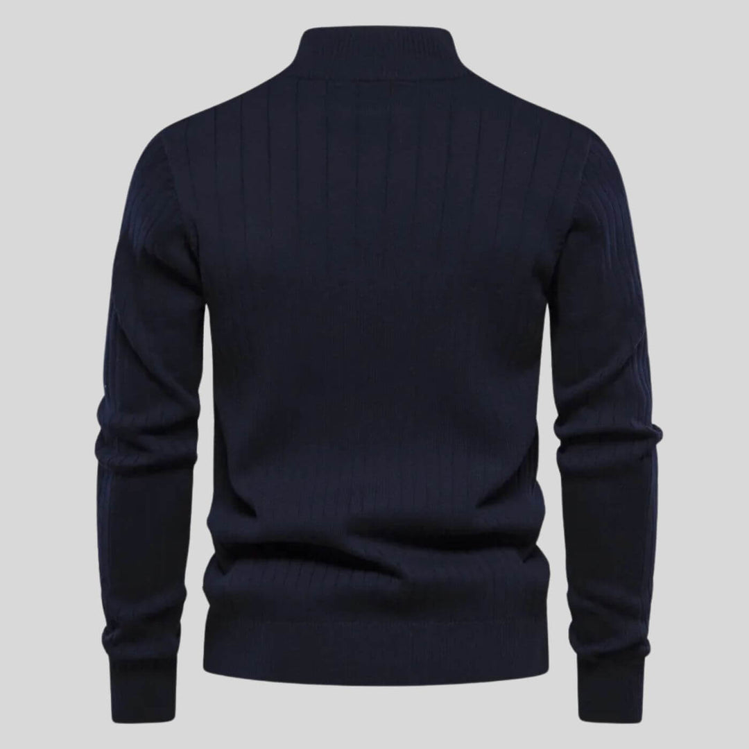 Andrea | Maglione Uomo Comfort con Mezza Zip Elegante