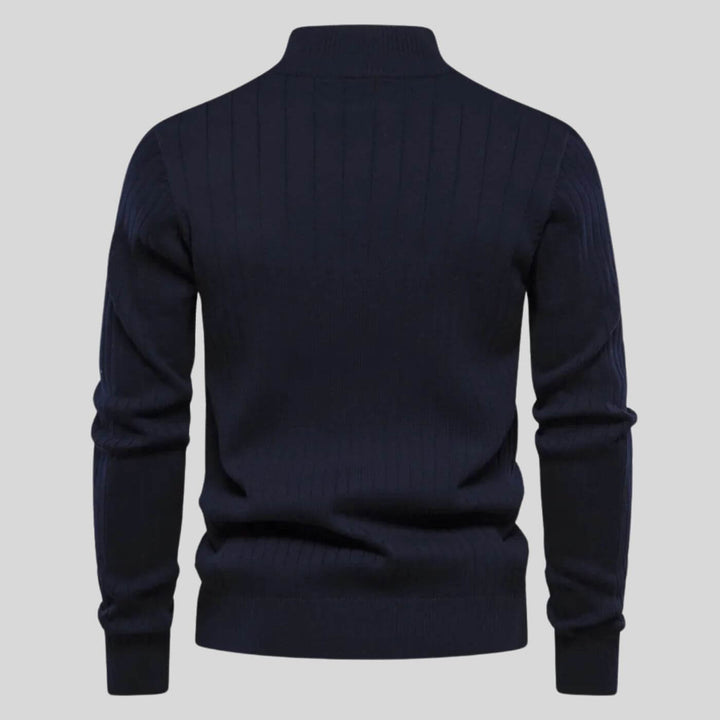 Andrea | Maglione Uomo Comfort con Mezza Zip Elegante
