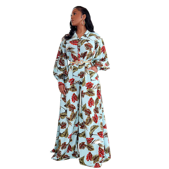 Palma | Jumpsuit Tropicale a Gamba Larga