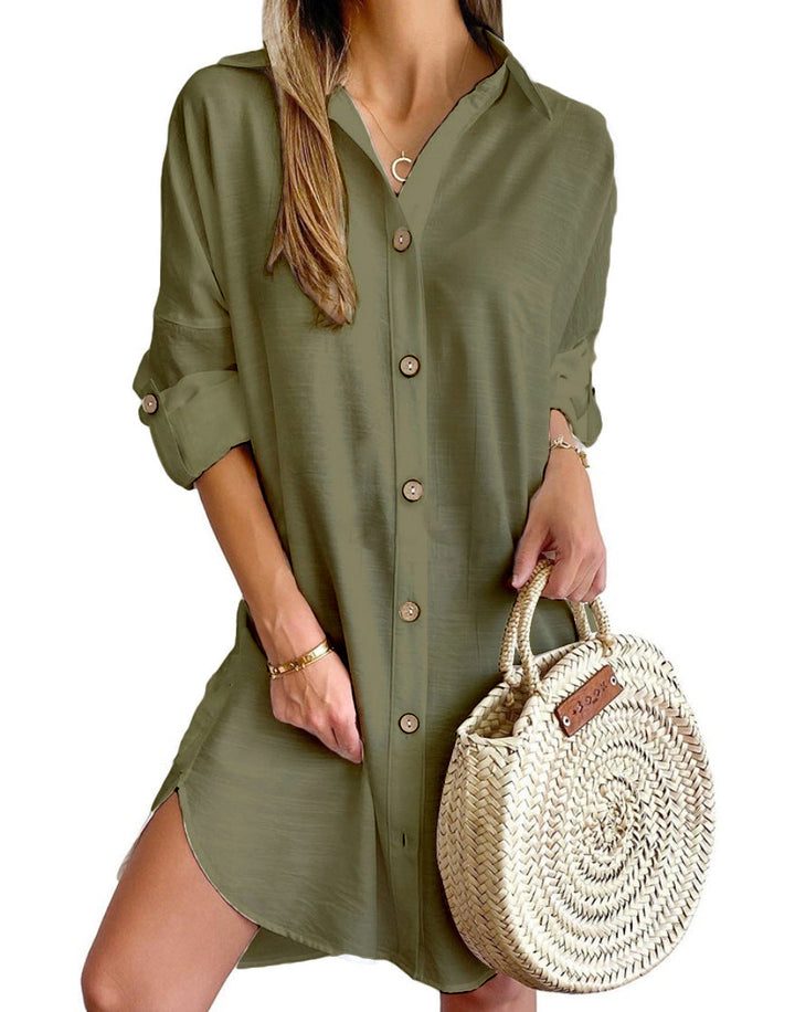 Lucrezia | Camicia Abito a Maniche Lunghe