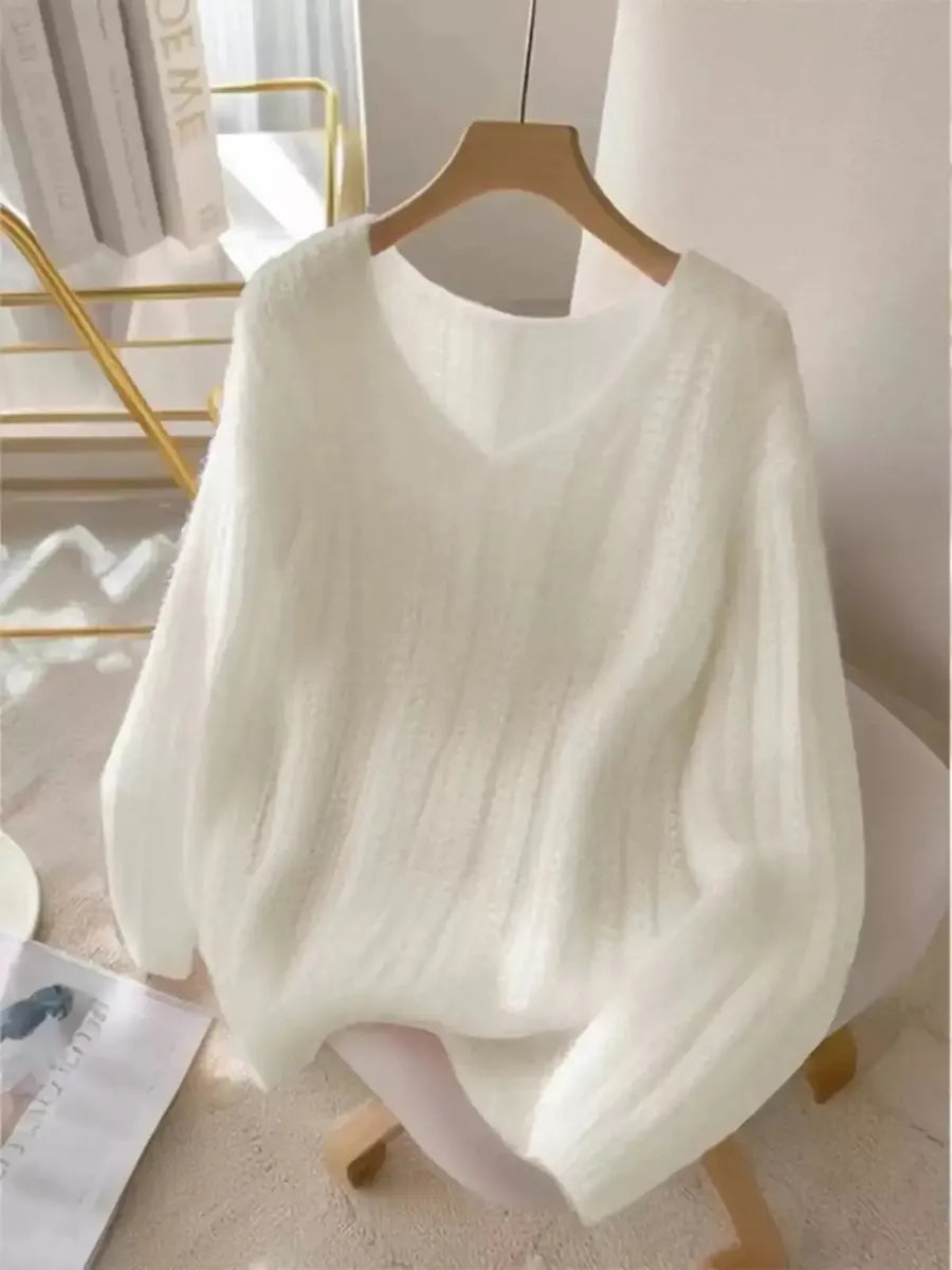 Mirea | Maglia soffice con scollo a V