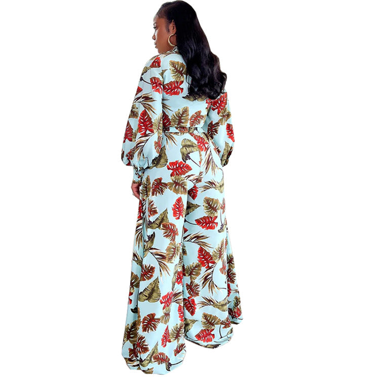 Palma | Jumpsuit Tropicale a Gamba Larga