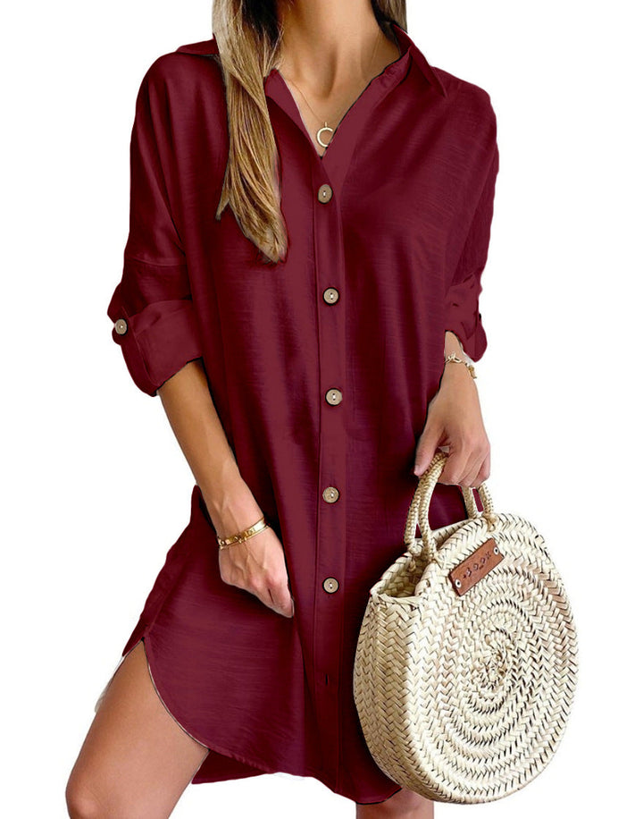 Lucrezia | Camicia Abito a Maniche Lunghe