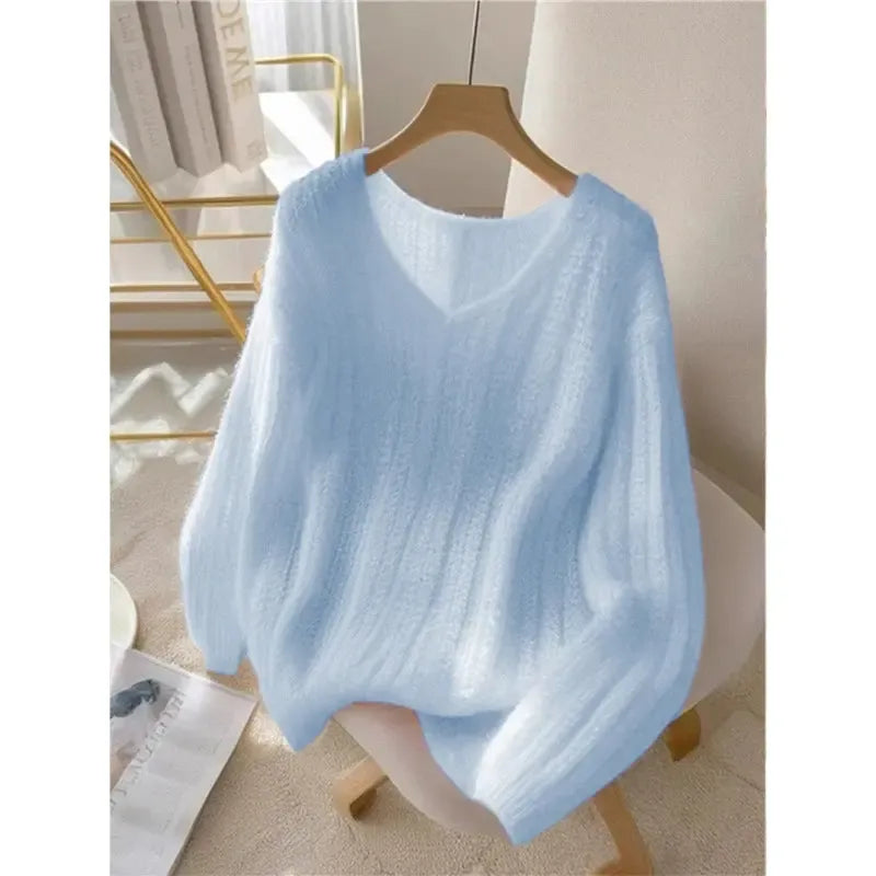 Mirea | Maglia soffice con scollo a V