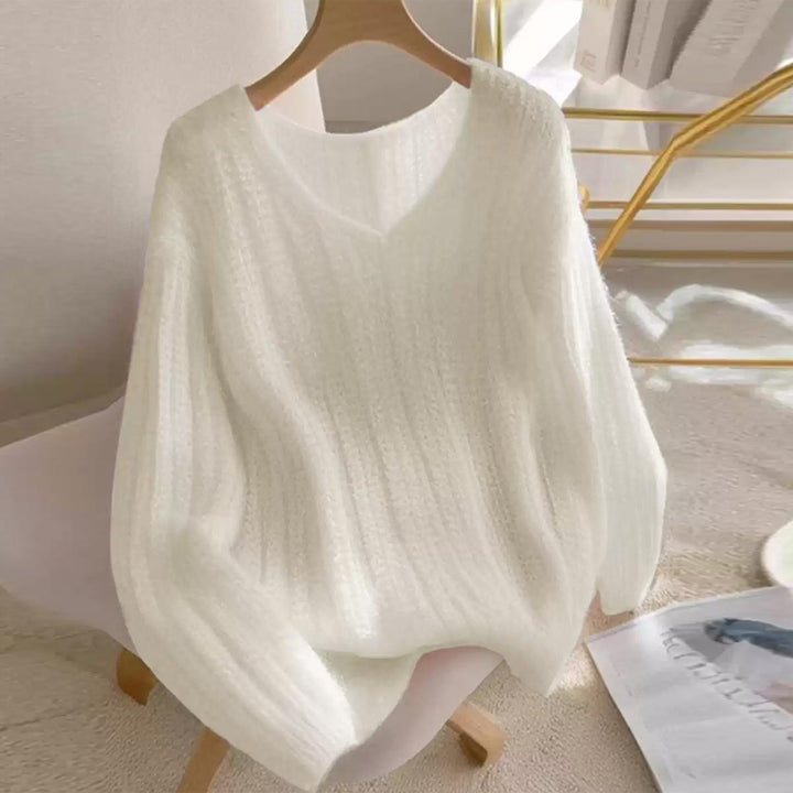 Mirea | Maglia soffice con scollo a V