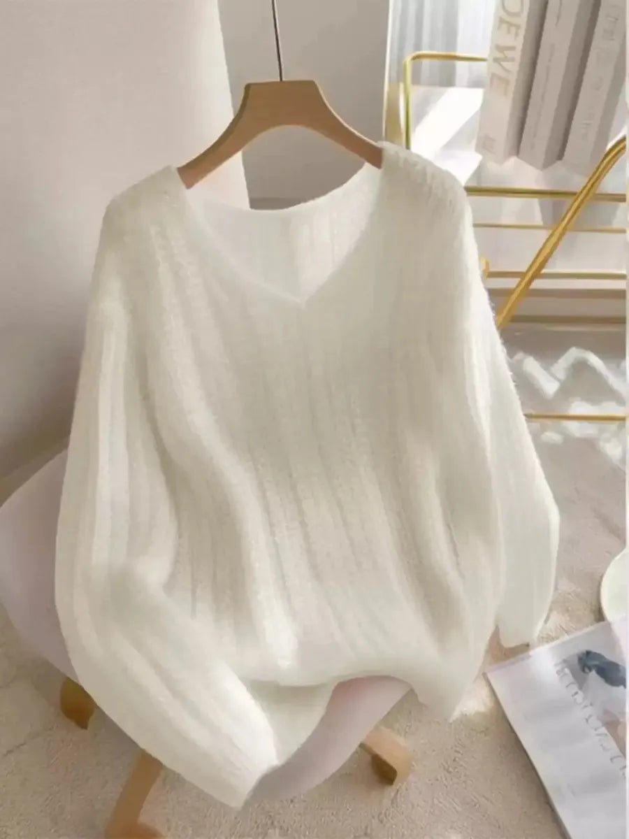 Mirea | Maglia soffice con scollo a V
