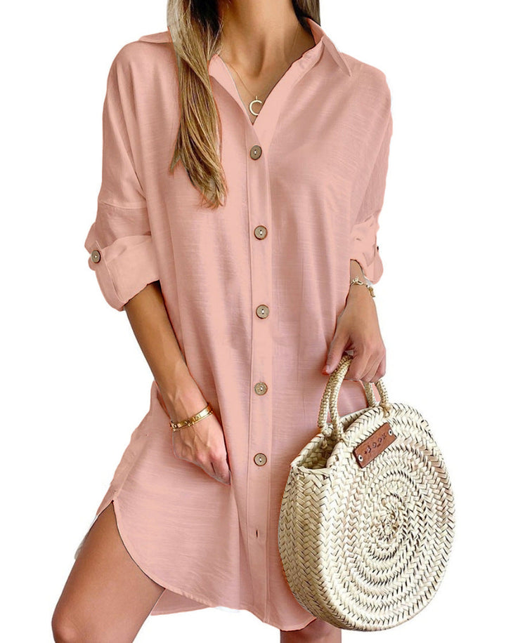 Lucrezia | Camicia Abito a Maniche Lunghe