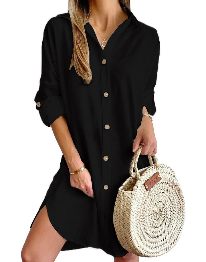 Lucrezia | Camicia Abito a Maniche Lunghe