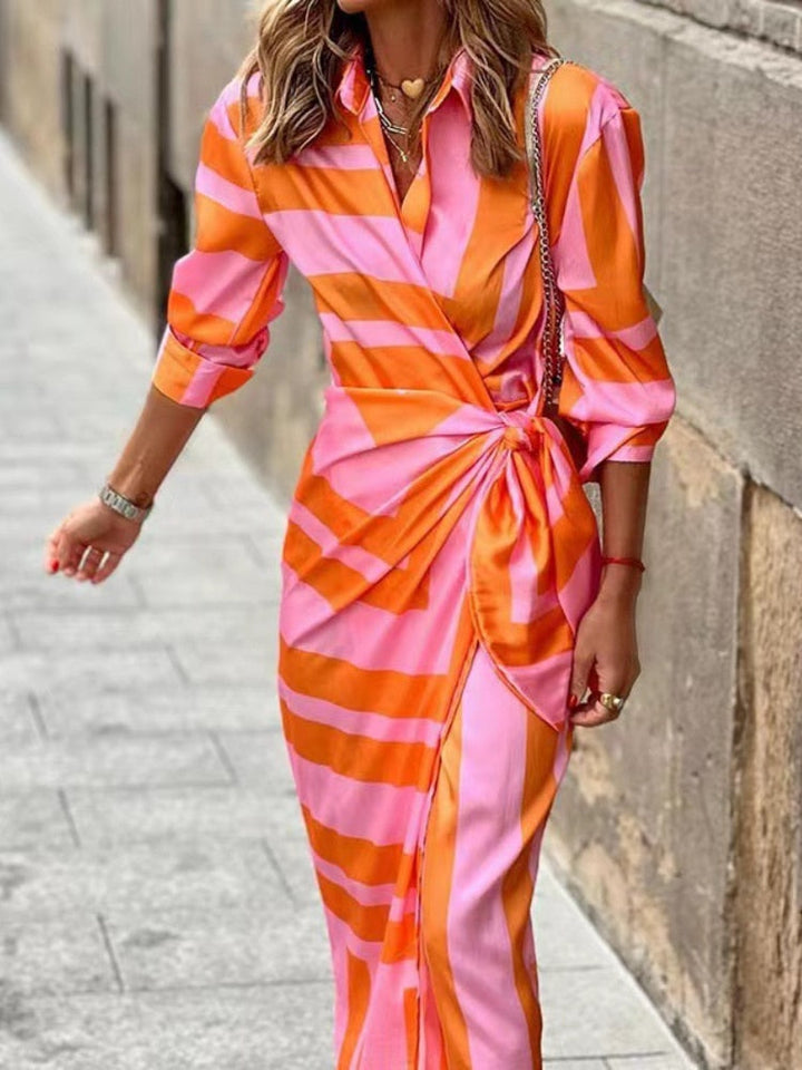 Abito Belle Sunshine – Eleganza Solare con Taglio Avvolgente
