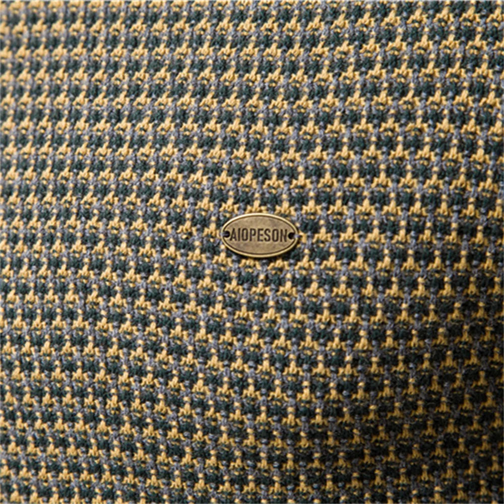 Giorgio | Maglione Uomo a Motivo Geometrico Ordinato