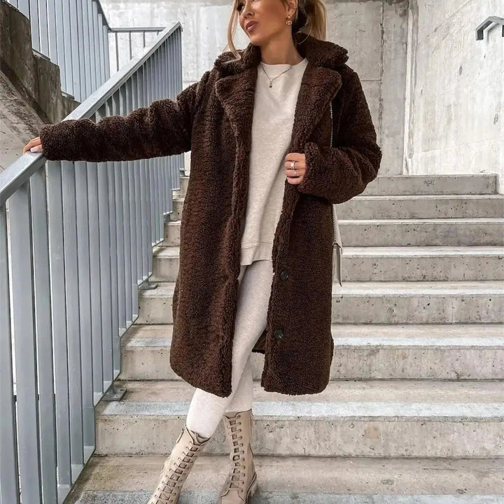 Gwenna | Cappotto Teddy con Bottoni