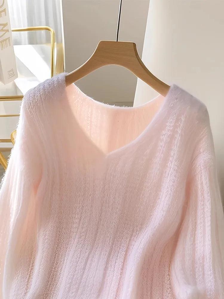 Mirea | Maglia soffice con scollo a V