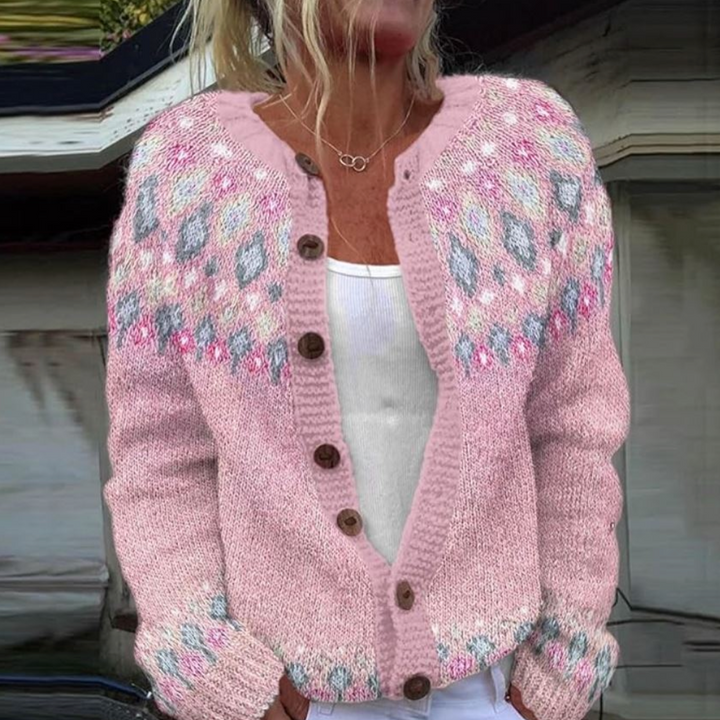 Fioralda | Cardigan Elegante con Fantasia