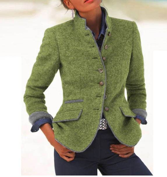 Claudia | Cardigan Elegante con Collo Alto