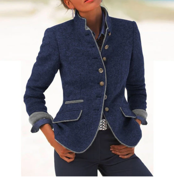 Claudia | Cardigan Elegante con Collo Alto