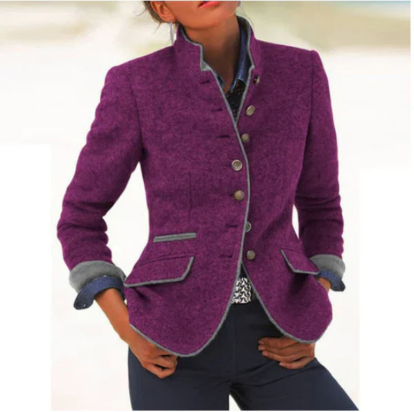 Claudia | Cardigan Elegante con Collo Alto