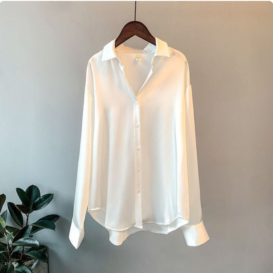 SOFIA | Camicia in Raso da Donna