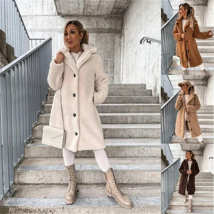 Gwenna | Cappotto Teddy con Bottoni