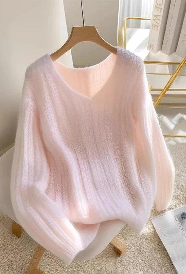 Mirea | Maglia soffice con scollo a V
