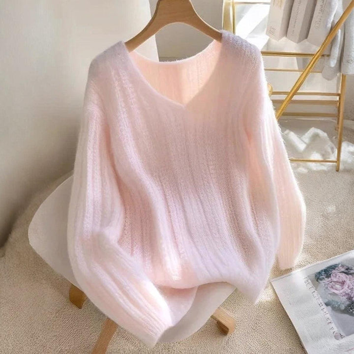 Mirea | Maglia soffice con scollo a V