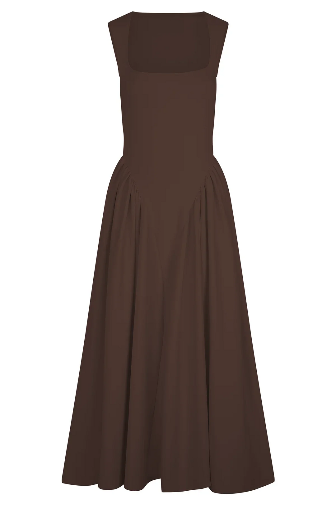 Abito Midi SHARON – Marrone Cacao