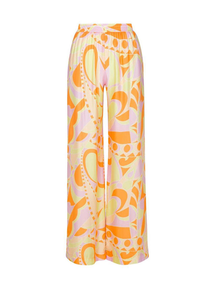 Completo Mare Stampa Tropicale – Camicia e Pantaloni Coordinati