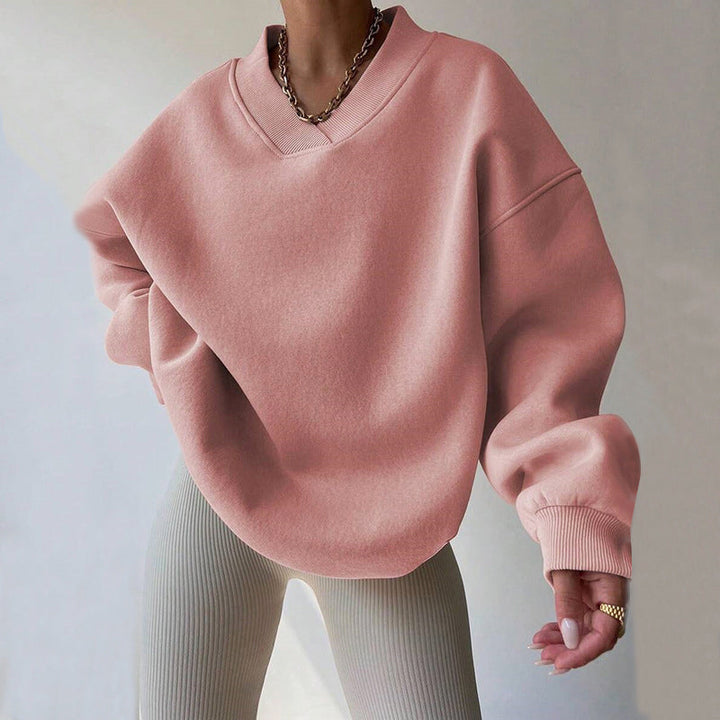Evelora | Maglione Oversize con Scollo a V