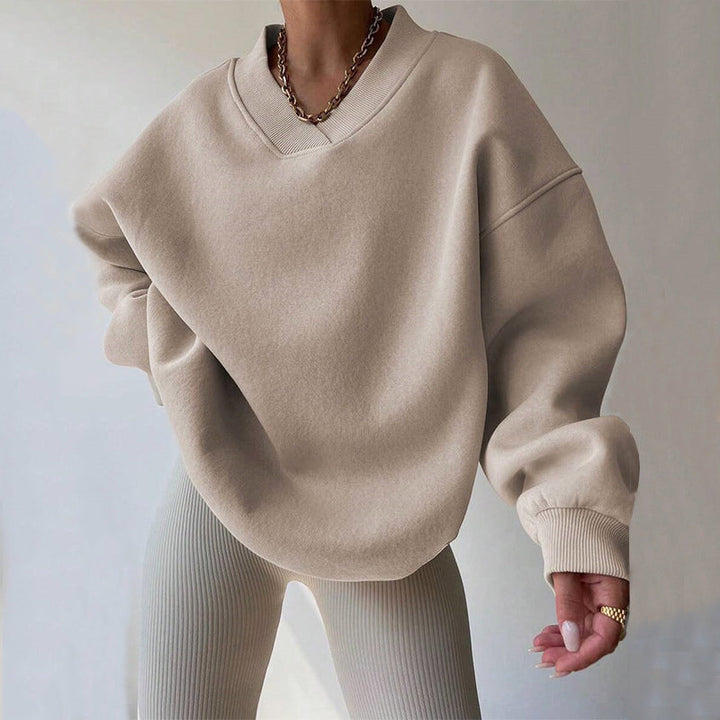 Evelora | Maglione Oversize con Scollo a V