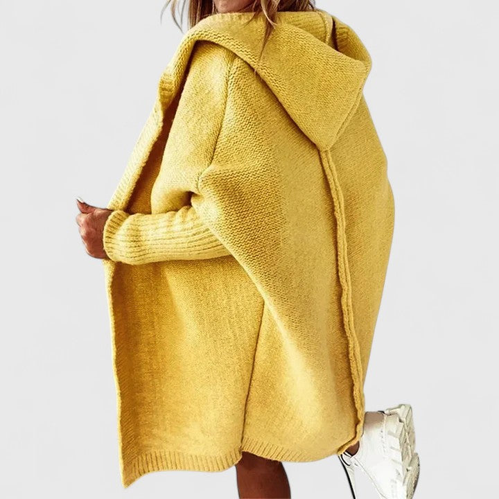 Armelia | Cardigan con Cappuccio Comfort