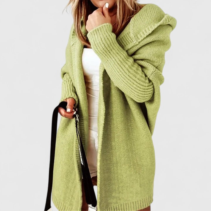 Armelia | Cardigan con Cappuccio Comfort