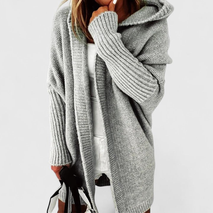 Armelia | Cardigan con Cappuccio Comfort