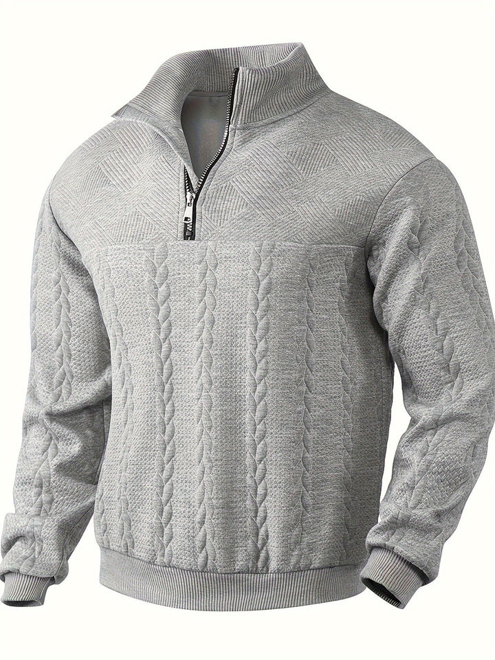 Dante – Maglione Vintage da Uomo con Zip