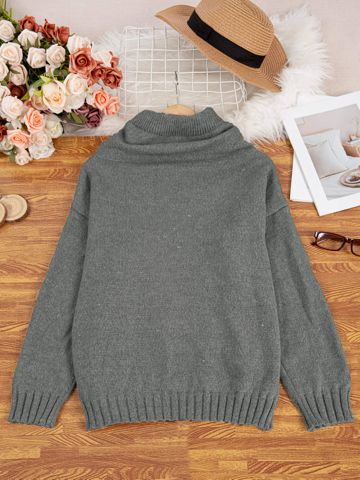 Zelina | Maglione Casual con Cappuccio e Tasca