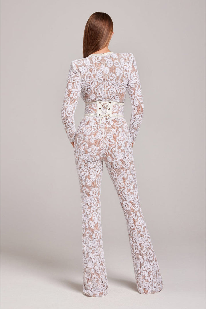 Alessia – Jumpsuit Elegante in Pizzo