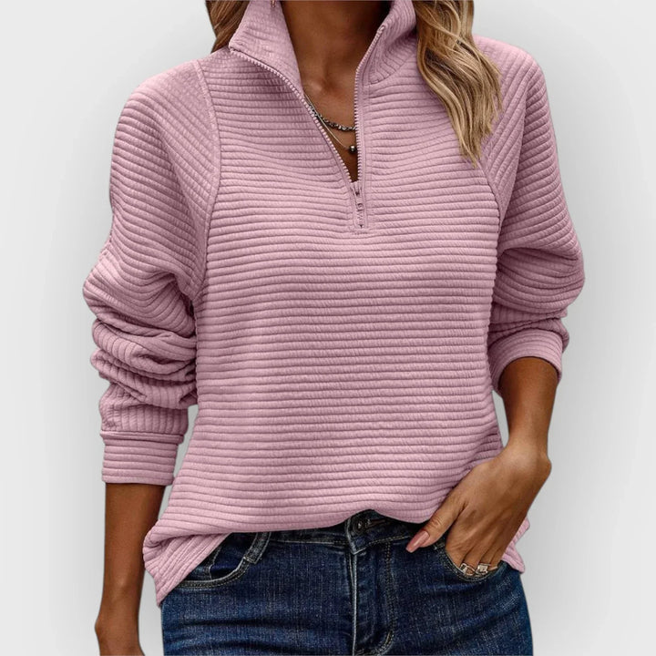 Serenya | Maglione Eleganza con Mezza Zip