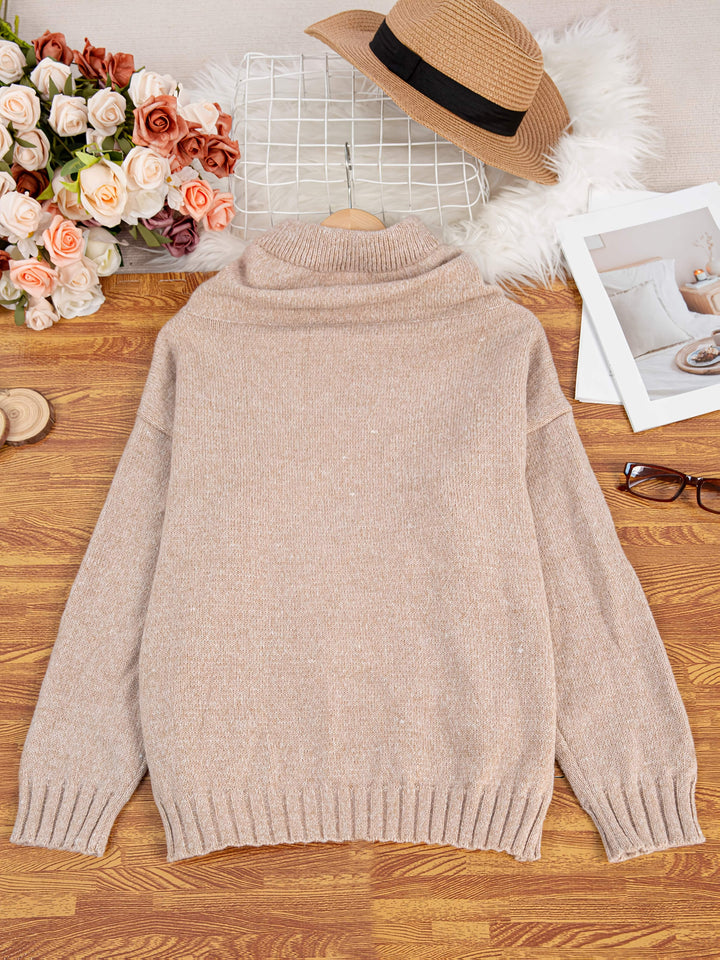 Zelina | Maglione Casual con Cappuccio e Tasca