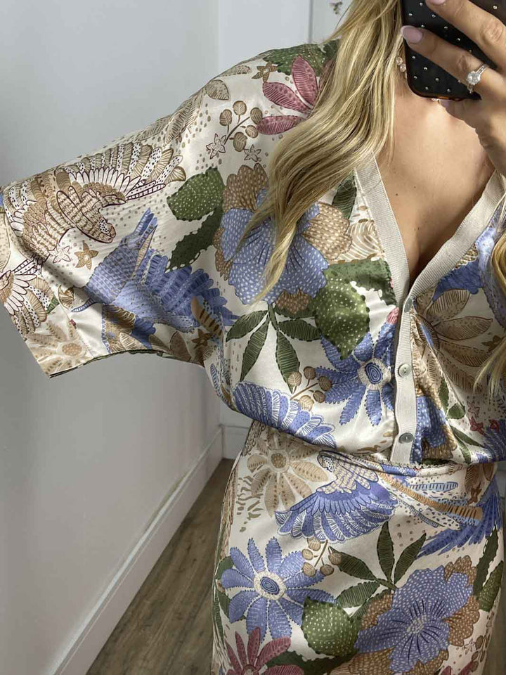 Fioralia | Camicia a Spalla Scivolata