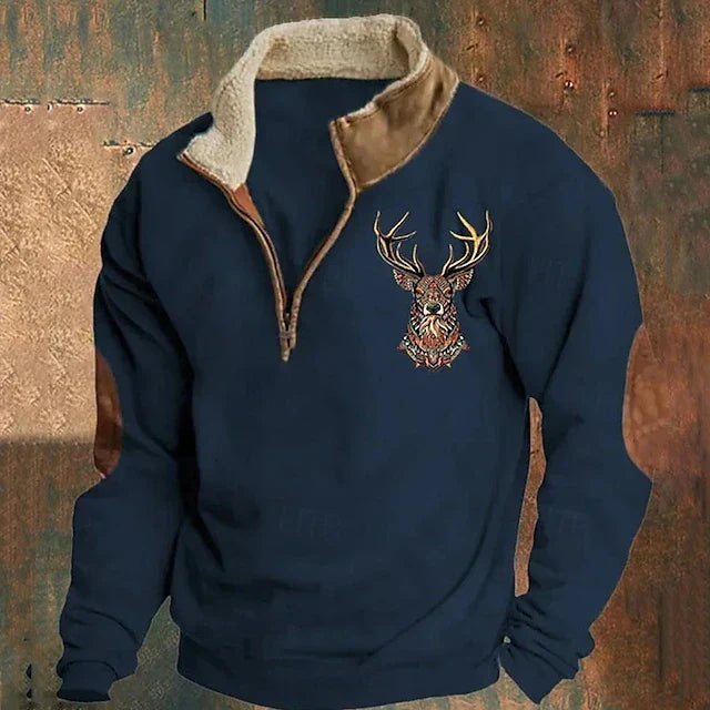Valerio | Maglione Quarter-Zip Elegante