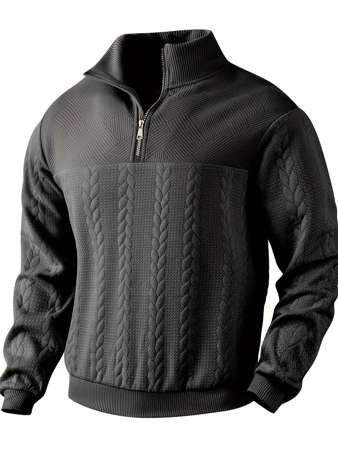 Dante – Maglione Vintage da Uomo con Zip