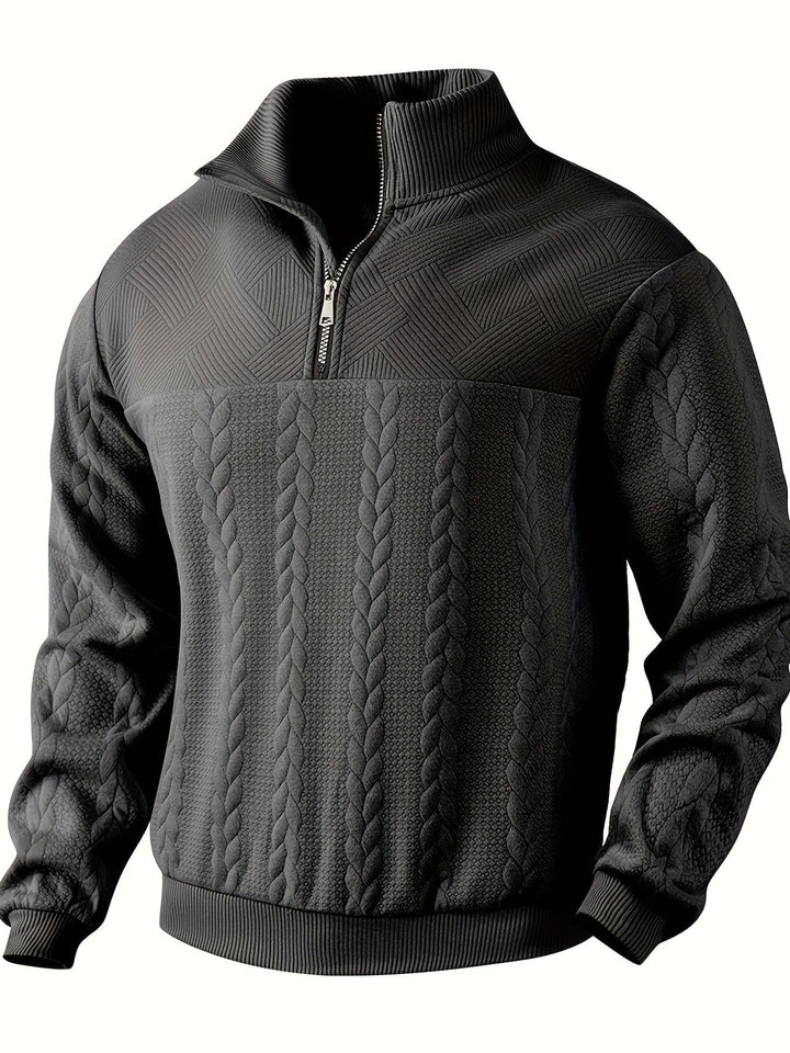Dante – Maglione Vintage da Uomo con Zip