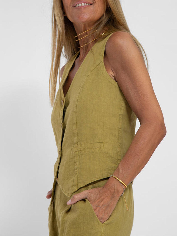 Riviera – Completo Casual Gilet e Pantaloni Palazzo